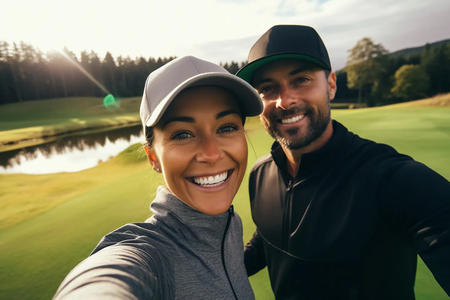 Golf Course Couple